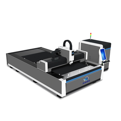 Découpeuse automatique de laser de fibre de commande numérique par ordinateur de plat de feuillard d'acier inoxydable